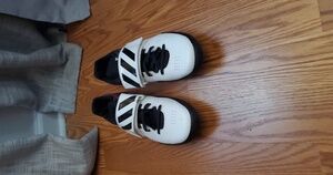 adidas Men's White and Black Athletic Shoes